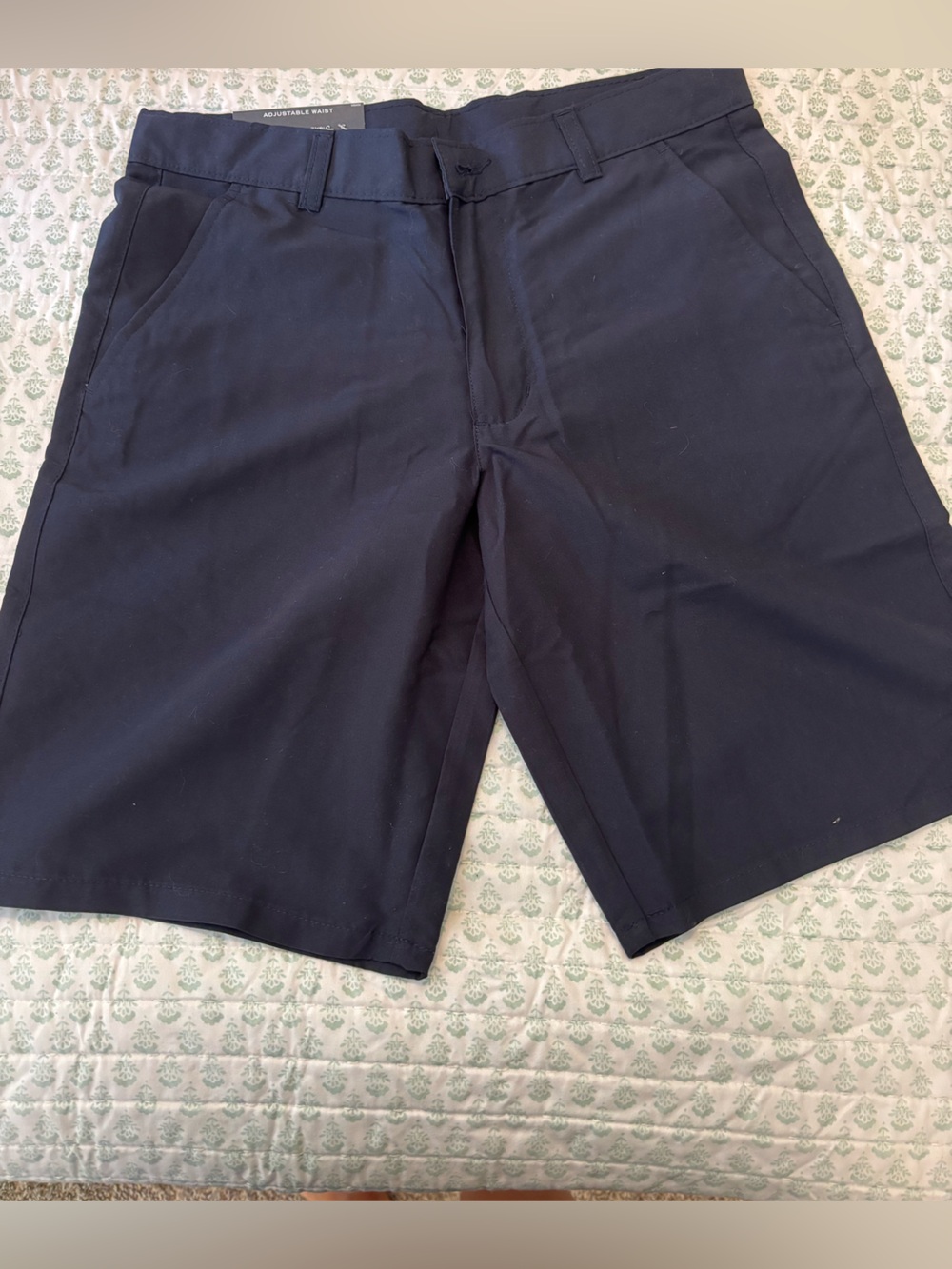 Nautica Boys Navy Stretch Pull-On Shorts